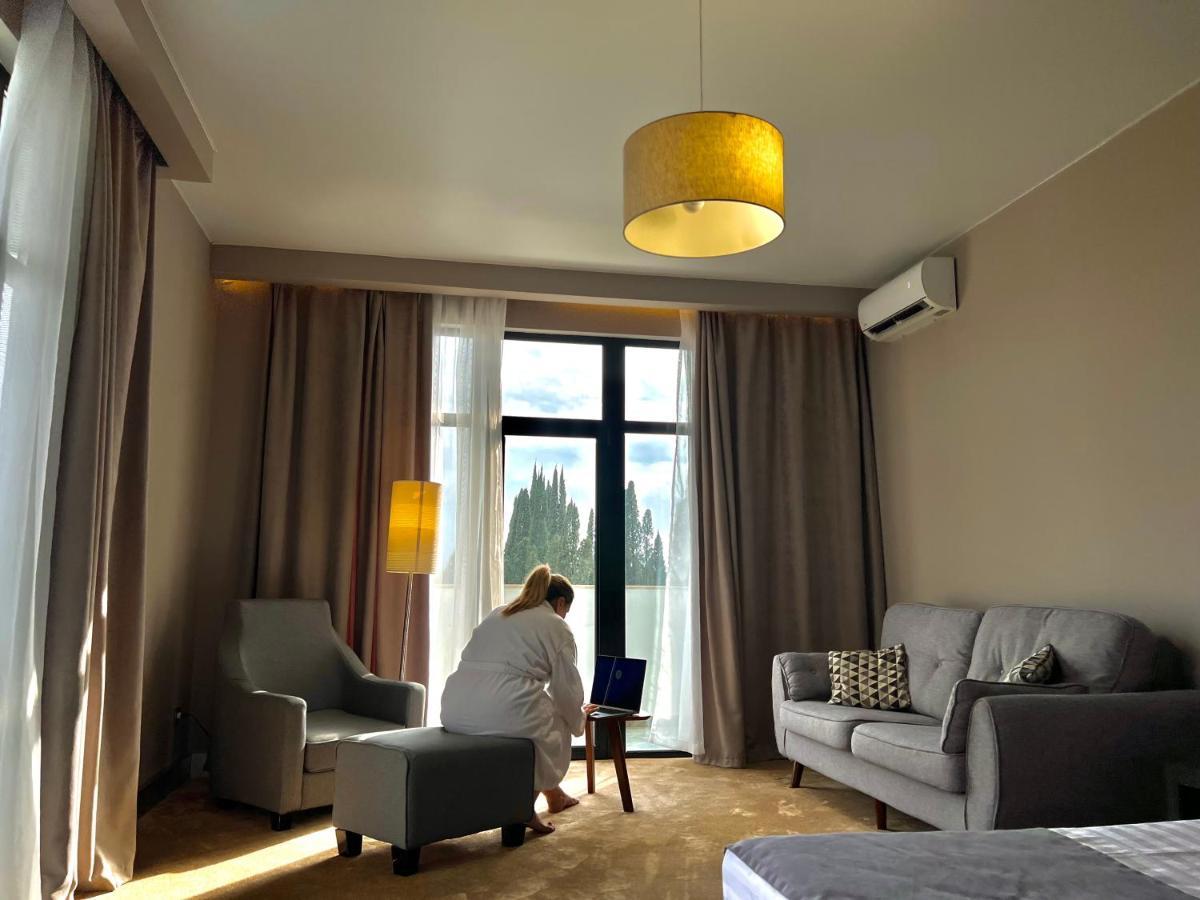Abaash Hotel Afon New Athos Exteriör bild