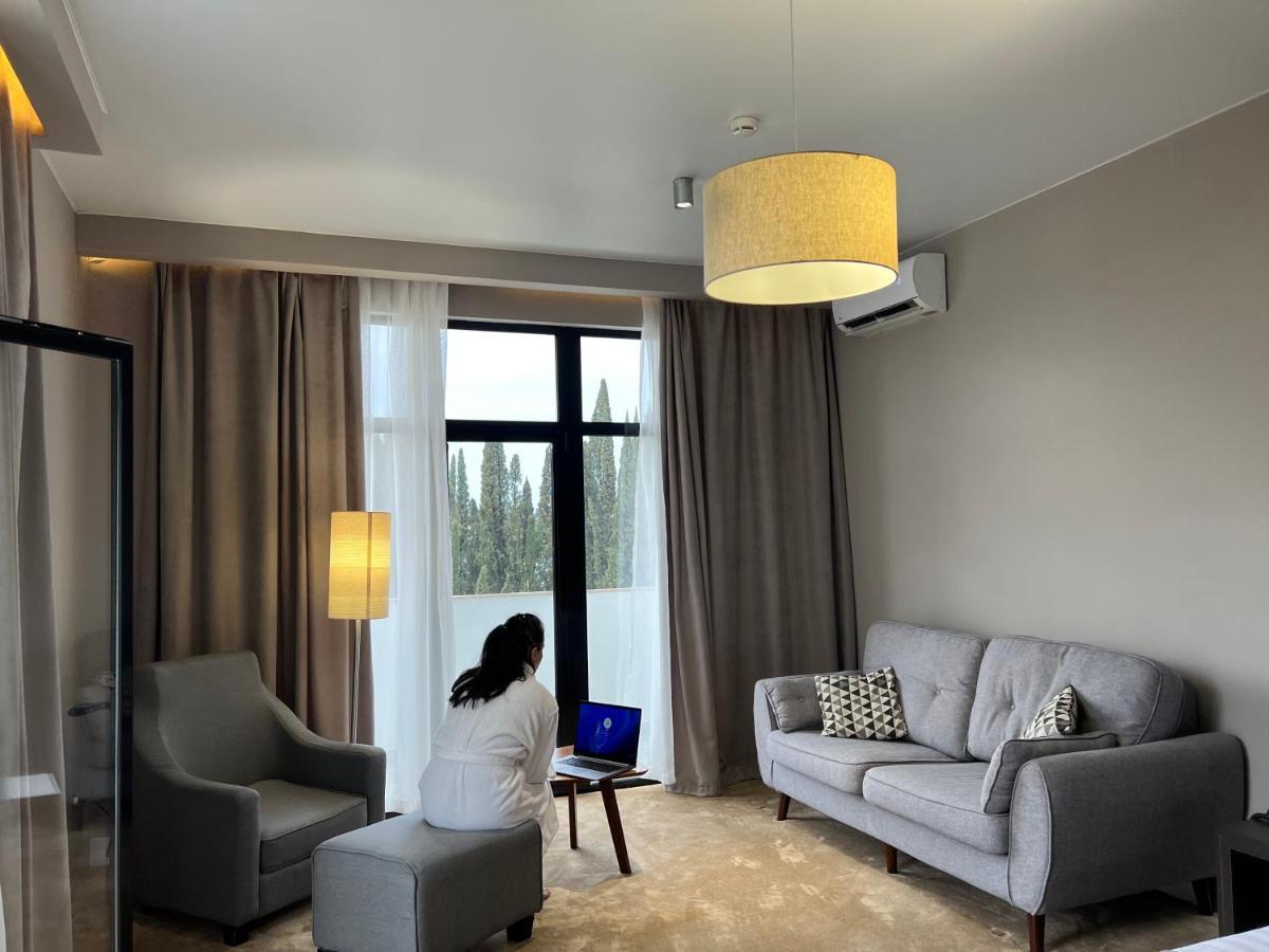 Abaash Hotel Afon New Athos Exteriör bild